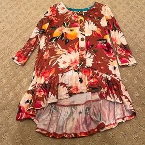 Posh Peanut Floral Dress 3T